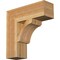 Ekena Millwork Legacy Block Rough Sawn Bracket, Western Red Cedar, 6"W x 20"D x 20"H BKT06X20X20LEC05RWR - alternate 1